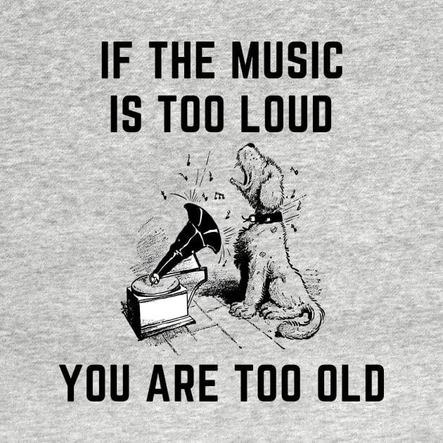 If the music is too loud you are too old by IOANNISSKEVAS